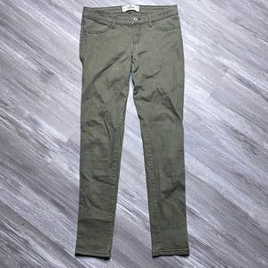 Hollister Olive Colored Skinny Jeans